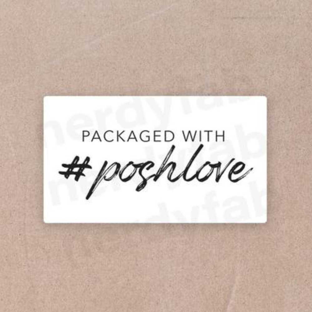150 Poshmark Stickers Packaging #POSHLOVE Labels
